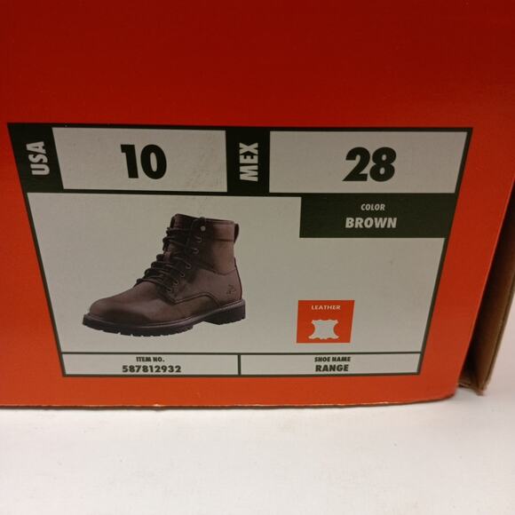 Ozark Trail Mens Mountain Hiking Boots Size 10 Brown Leather - Picture 8 of 8